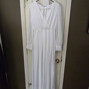 Baltic Born Ivory Wrap Dress